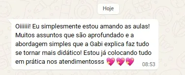 Depoimento de profissional da estética