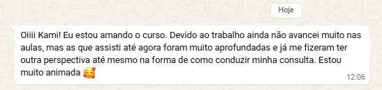 Depoimento de profissional da estética